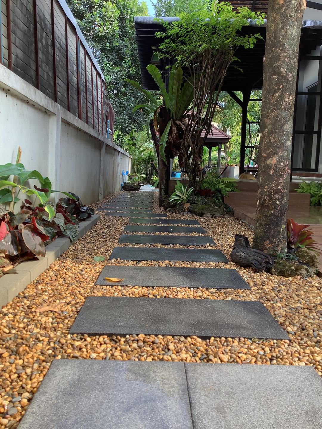 ร่างรีวิว 01 · งานจัดสวนรอบบ้าน ภาพที่ 3